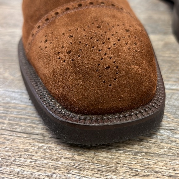 NEW Marco Evani Men’s Italian Sueded Lace Up Shoes Size 10 - Picture 8 of 14